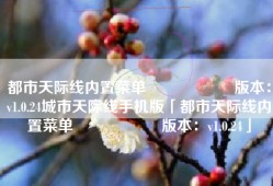 都市天际线内置菜单                    版本：v1.0.24城市天际线手机版「都市天际线内置菜单                    版本：v1.0.24」