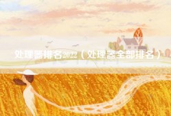 处理器排名2022（处理器全部排名）