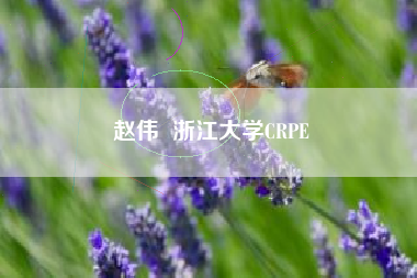 赵伟  浙江大学CRPE