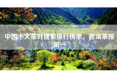 中国十大茶叶搜索排行榜单，普洱茶排第一