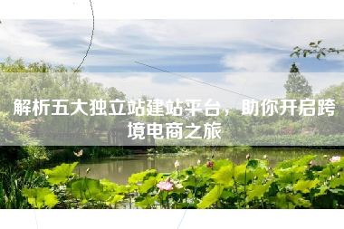 解析五大独立站建站平台，助你开启跨境电商之旅