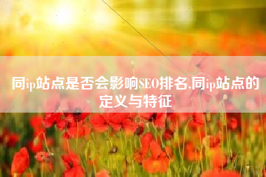 同ip站点是否会影响SEO排名,同ip站点的定义与特征