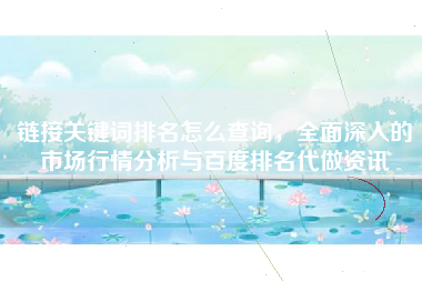 链接关键词排名怎么查询，全面深入的市场行情分析与百度排名代做资讯