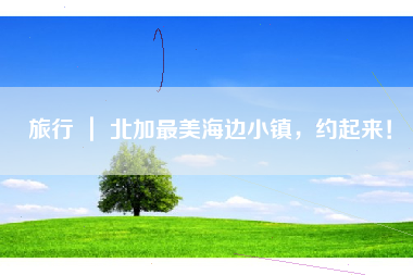 旅行 ｜ 北加最美海边小镇，约起来！