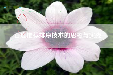 百度推荐排序技术的思考与实践 百度推荐排序技术的思考与实践
