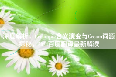 深度解析，Creampie含义演变与Cream词源探秘，2024百度翻译最新解读