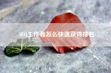 SEO工作者怎么快速获得排名