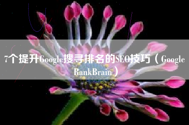 7个提升Google搜寻排名的SEO技巧（Google RankBrain）