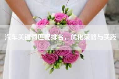 汽车关键词匹配排名，优化策略与实践