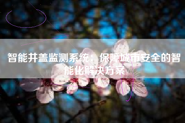 智能井盖监测系统：保障城市安全的智能化解决方案