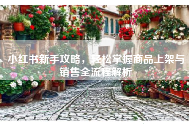 小红书新手攻略，轻松掌握商品上架与销售全流程解析