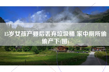 15岁女孩产婴后丢弃垃圾桶 家中厕所偷偷产下(图)