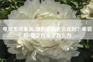 电脑系统重装e盘的资料还会在吗？重装后e盘文件没了怎么办