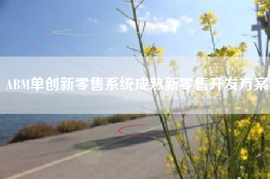 ABM单创新零售系统成熟新零售开发方案