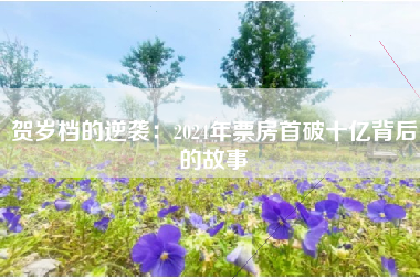 贺岁档的逆袭：2024年票房首破十亿背后的故事