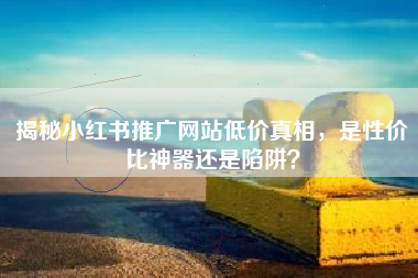 揭秘小红书推广网站低价真相，是性价比神器还是陷阱？