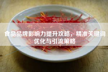 食品品牌影响力提升攻略，精准关键词优化与引流策略