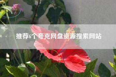 推荐6个夸克网盘资源搜索网站