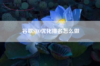 谷歌SEO优化排名怎么做