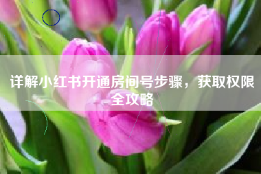 详解小红书开通房间号步骤，获取权限全攻略