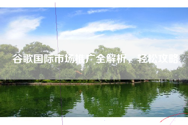 谷歌国际市场推广全解析，轻松攻略