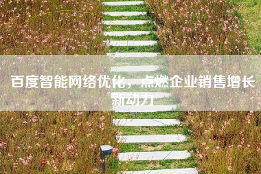 百度智能网络优化，点燃企业销售增长新动力