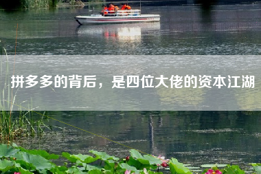 拼多多的背后,是四位大佬的资本江湖 拼多多的背后,是四位大佬的资本江湖