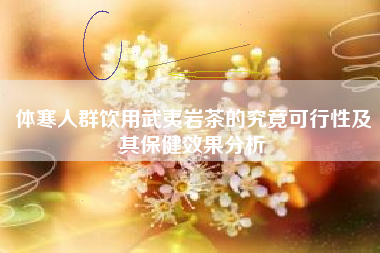 体寒人群饮用武夷岩茶的究竟可行性及其保健效果分析