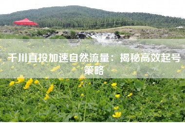 千川直投加速自然流量：揭秘高效起号策略