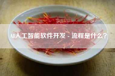 AI人工智能软件开发 - 流程是什么? AI人工智能软件开发 - 流程是什么?