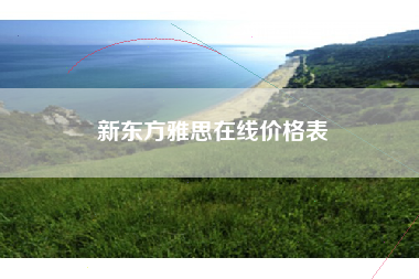 新东方雅思在线价格表