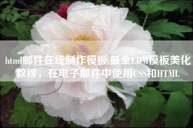 html邮件在线制作模板,最全EDM模板美化教程，在电子邮件中使用CSS和HTML