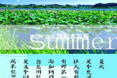 Maple 2020 新版本发布
