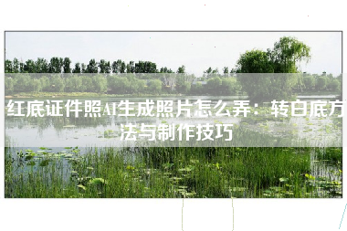 红底证件照AI生成照片怎么弄：转白底方法与制作技巧