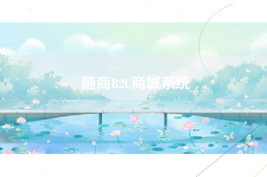 随商B2C商城系统