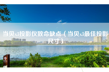 当贝x3投影仪致命缺点（当贝x3最佳投影尺寸）