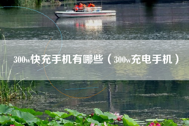 300w快充手机有哪些（300w充电手机）
