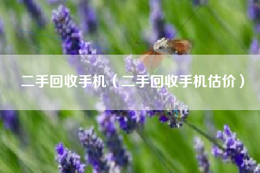 二手回收手机（二手回收手机估价）