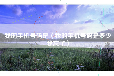 我的手机号码是（我的手机号码是多少我忘了）