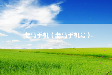 老马手机（老马手机号）