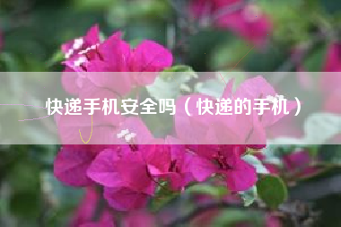 快递手机安全吗（快递的手机）