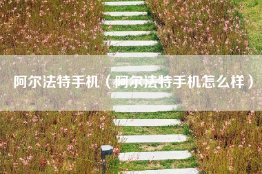 阿尔法特手机（阿尔法特手机怎么样）