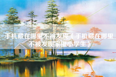 手机藏在哪里不被发现（手机藏在哪里不被发现家里小学生）