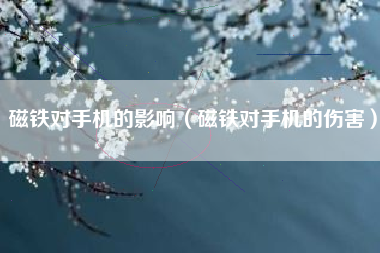 磁铁对手机的影响（磁铁对手机的伤害）