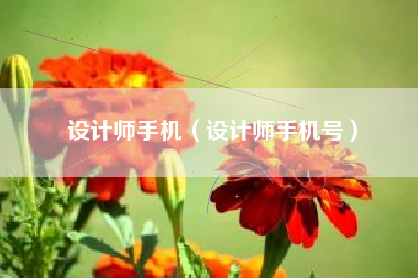 设计师手机（设计师手机号）
