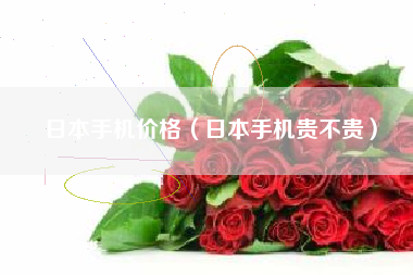日本手机价格（日本手机贵不贵）