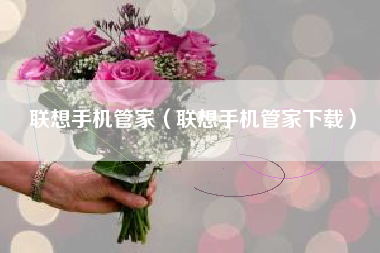 联想手机管家（联想手机管家下载）