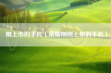 刚上市的手机（荣耀刚刚上市的手机）