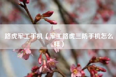 路虎军工手机（军工路虎三防手机怎么样）