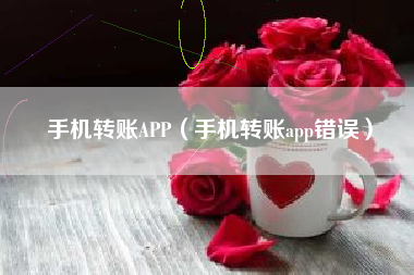 手机转账APP（手机转账app错误）